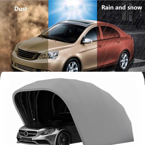Semi Automatic Car Canopy